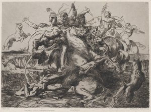 Overraskelse, 1800-tallet. af Francois Nicolas Chifflart