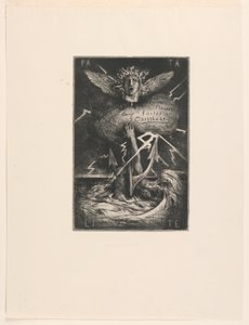 Titelside for "Tolv raderinger" af Francois Nicolas Chifflart
