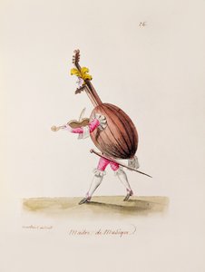 Musikmesteren, c.1780 af Francois Nicolas Martinet