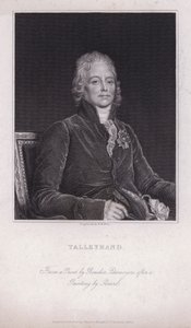 Charles Maurice de Talleyrand-Perigord, fransk politiker og diplomat (gravering)