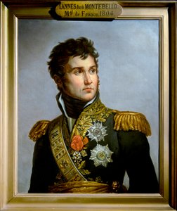 Portræt af Jean Lannes, hertug af Montebello (1769-1809) marechal of Empire Kopi af Volpeliere fra Lannes fodspor af Gerard - Paris - Musee de l