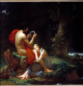 Daphnis og Chloe. Maleri af Francois Gerard (1770-1837)