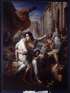 Monsignor af Belsunce under pesten i Marseille af Baron François Pascal Simon Gérard
