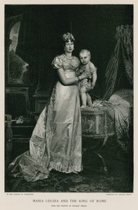 Maria Louisa og kongen af Rom af Francois Pascal Simon Gerard