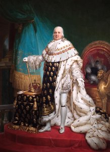 Portræt af kong Ludvig XVIII af Frankrig, 1824