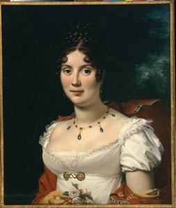 Portræt af en Dame af Francois Pascal Simon Gerard