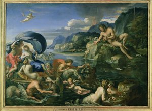 Acis og Galatea gemmer sig fra den gigantiske polyfem