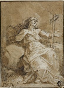 Magdalena i ørkenen af Francois Perrier