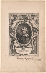 Portræt af Simon Vouet af Francois Perrier