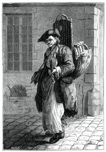 Omrejsende musiker, 1885. af Francois Robert Ingouf