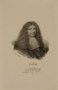 Portræt af Jean Baptiste Colbert (1619-83) af Francois Seraphin Delpech