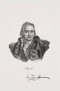 Portræt af Jean Antoine Chaptal af Francois Seraphin Delpech
