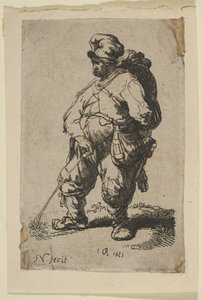 En mand der laver vand, 1700-tallet.