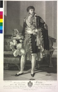 Hertugen af Feltre Clarke (radering) af Francois Xavier Fabre
