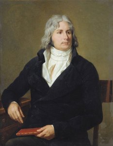 Portræt af Louis-Francois (Louis Francois) Bertin dit Bertin l