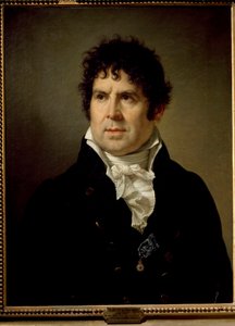 Portræt af graveren Giovanni Antonio Santarelli af Francois Xavier Fabre