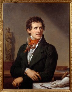Portræt af billedhuggeren Antonio Canova (1757-1822) Maleri af Xavier Fabre (1766-1837) 1812 Dim. 0,91x0,7 m Montpellier, Musee Fabre - Portræt af den italienske billedhugger Antonio Canova (1757-1822). Maleri af Francois Xavier Fabre (1766-1837)
