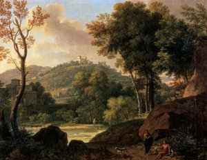 Landskabet omkring Firenze, Italien, slutningen af det 18. tidlige 19. århundrede