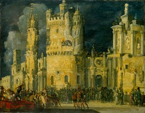 En kvindelig helgens martyrium, begyndelsen af det 17. århundrede