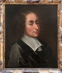 Portræt af Blaise Pascal - Portræt af Blaise Pascal af François II Quesnel (1637-1699) - Clermont-Ferrand af Francois the Younger (after) Quesnel
