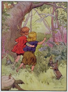 Hansel and Gretel, illustration fra 