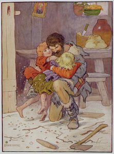 Hansel og Gretel vender tilbage, illustration fra 