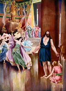 Samson og Delila, sidste akt sidste scene af Frank Adams