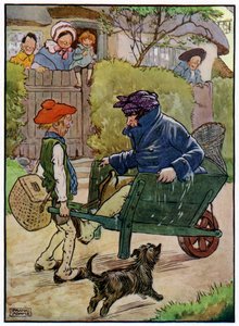 Three Jolly Fishermen (farve litho) af Frank Adams