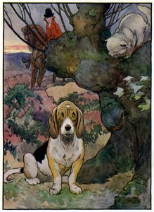 Tre Jolly Huntsmen af Frank Adams