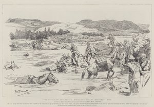 The Rising of the Tugela, boerne afskåret ved Hlangwani Hill