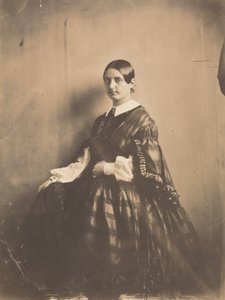 Portræt af en kvinde, ca. 1850 (foto)