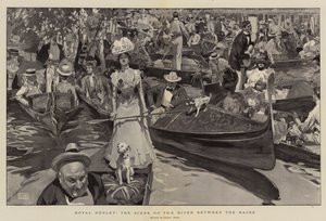 Royal Henley, scenen på floden mellem løbene