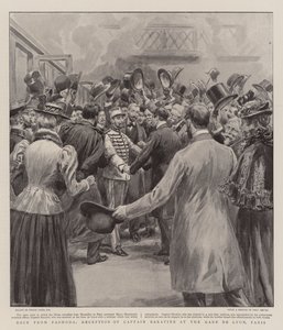 Tilbage fra Fashoda, modtagelse af kaptajn Baratier på Gare de Lyon, Paris af Frank Dadd