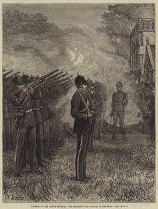 Begravelse af Prince Imperial, soldaternes sidste hyldest til de døde af Frank Dadd