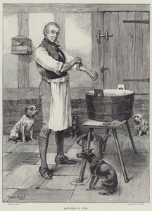 Lørdage Tub gravering