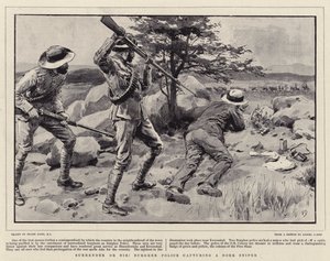 Overgiv eller dø! Borgerpolitiet fanger en Boer-sniper af Frank Dadd
