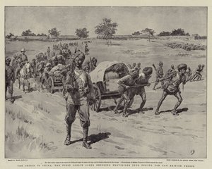 Krisen i Kina, First Coolie Corps, der bringer proviant til Peking til de britiske tropper