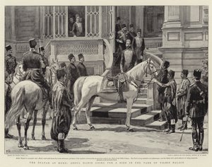 Sultanen derhjemme, Abdul Hamid tager en tur i Yildiz-paladsparken