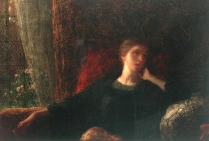 Erindringer (olie på lærred) af Frank Dicksee