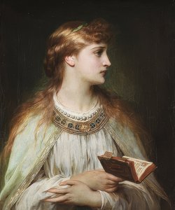 Ophelia. Um 1864 af Frank Dicksee