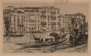 Canal Grande, Venedig af Frank Duveneck