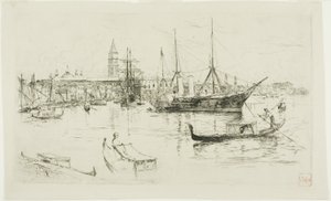 Laguna, Venedig af Frank Duveneck