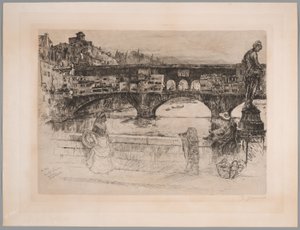 Ponte Vecchio, Firenze (første plade) af Frank Duveneck