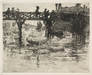 San Pietro i Castello, Venedig, 1883. af Frank Duveneck