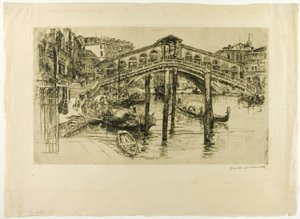 Rialto, Venedig af Frank Duveneck