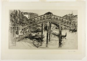 Rialto, Venedig af Frank Duveneck