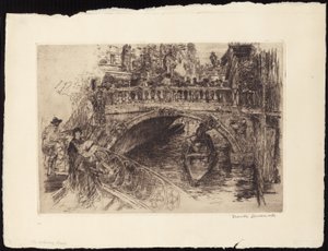 Venetiansk bro af Frank Duveneck