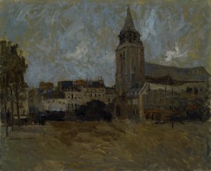Place St. Germain des Pres, n.d. af Frank Edwin Scott