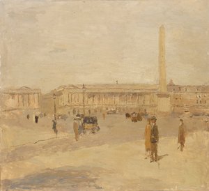 Place de la Concorde nr. III, n.d. af Frank Edwin Scott