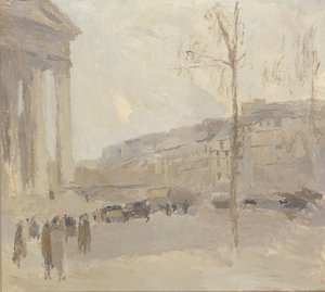 Place de la Madeleine nr. Og sådan set. 1910. af Frank Edwin Scott